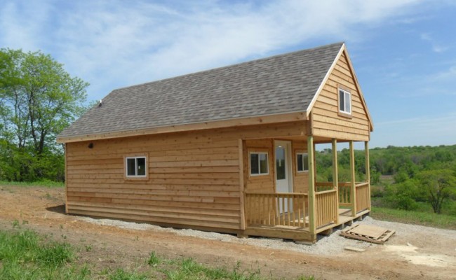 14×24-cabin-cedar-siding-porch-loft