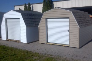 Two 43-inch wall sheds 